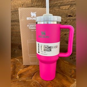 Winter Stanley Quencher H2.0 FlowState Tumbler 40Oz 1L Cup Her Barbie